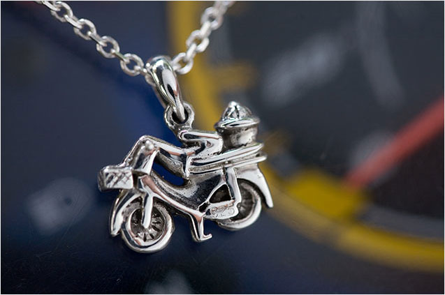 'Sleeping Xeom-Driver' CharmPendant in Sterling Silver