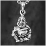 'Happy Buddha' Pendant in Sterling Silver